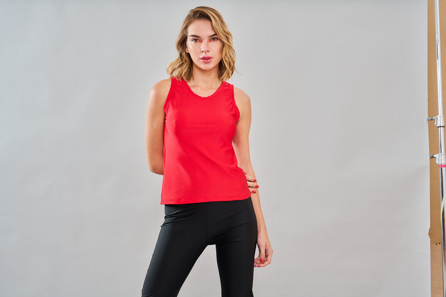 Polera Bosque Rojo