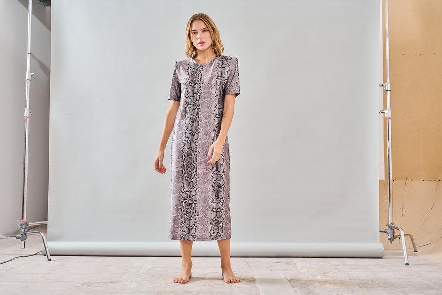 Vestido Fauna Pitón